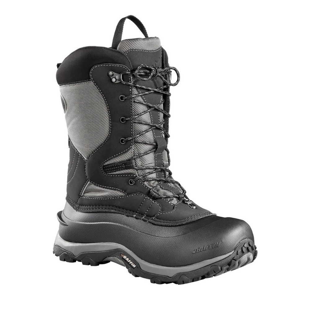 Baffin Mens Summit Men Snow Boot Graphite Size 9 US Waterproof New